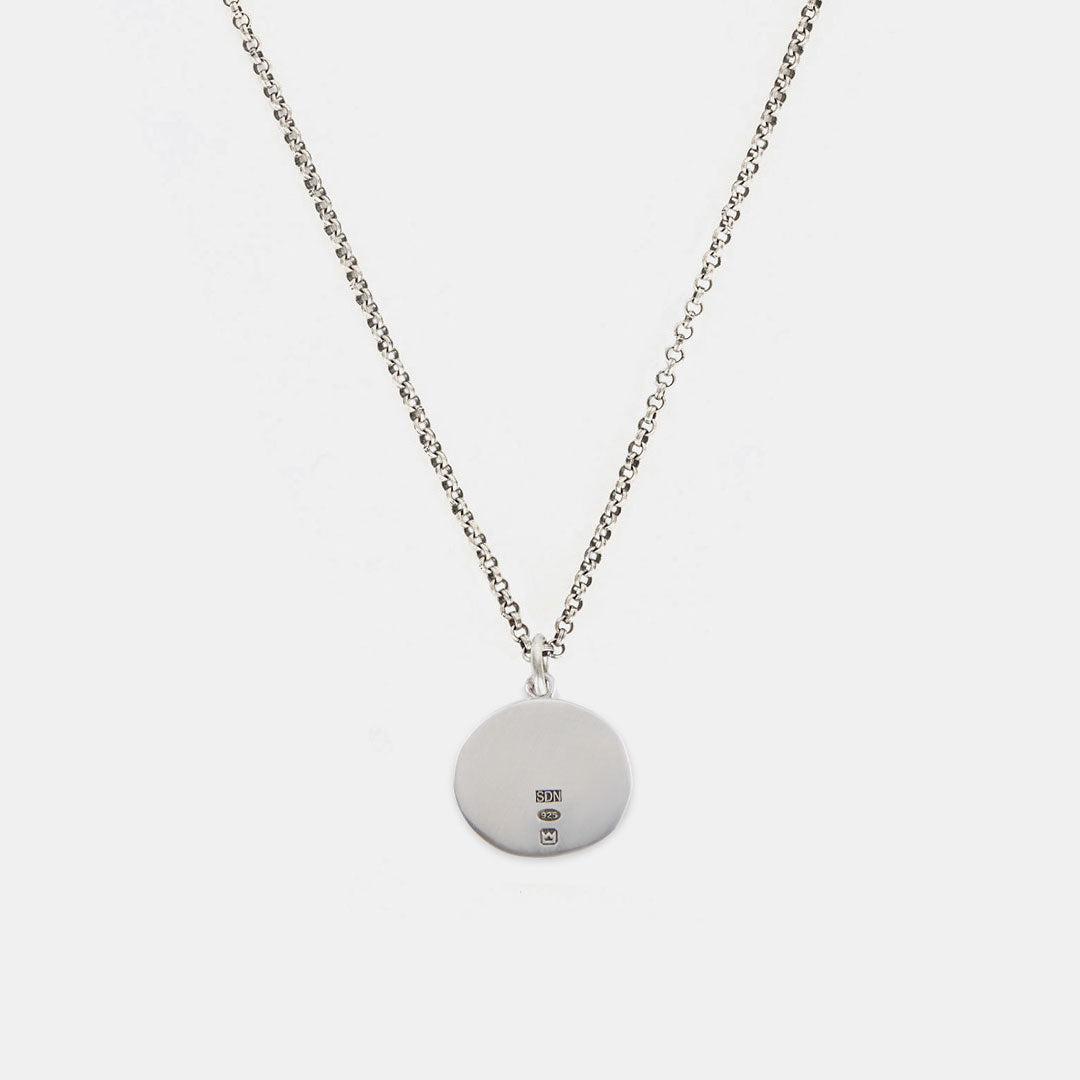 Silver Minimal Hallmark Necklace