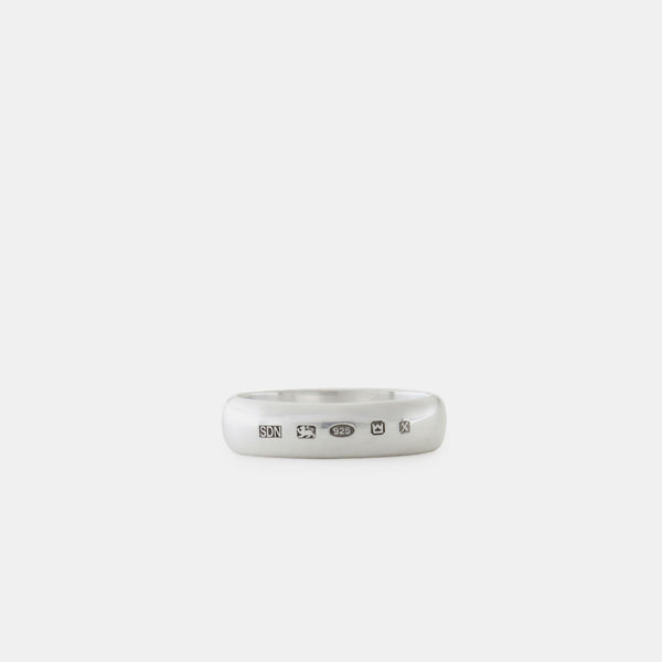 Silver Traditional Hallmark Ring